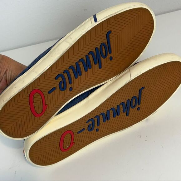 Johnnie-O Sloafer Canvas Loafers Boat Shoes 8 Navy main image 5